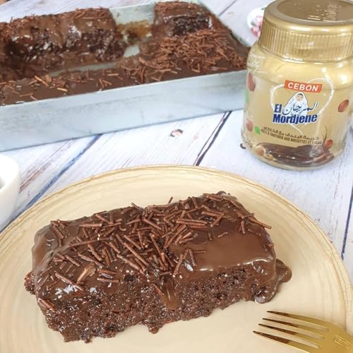 Image of Cebon El Mordjene Chocolate Hazelnut Cream Spread | Creamy, Rich Cocoa | Perfect for Breakfasts & Snacks 700g (Imported)