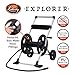 Liberty Garden 304 Explorer Two Wheel Hose Reel Cart, Aluminum, Holds 250-feet of 5/8