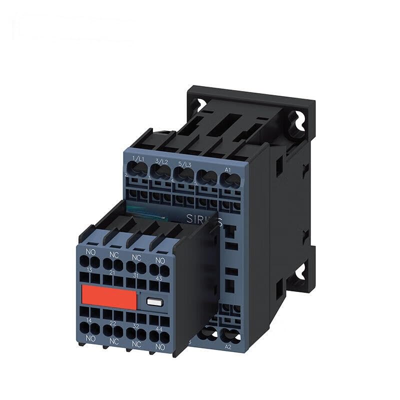 Contacteur de puissance 9A 4kW 3 pôles 24VDC avec bornes à cage et contact auxiliaire S00