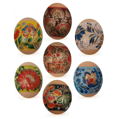 chutemka Heat Shrink Sleeve Decoration for 7 Easter Eggs Wraps Pysanka Set (Painting)