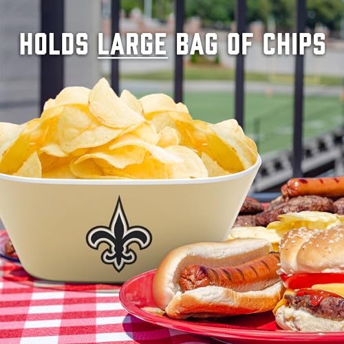 Image of YouTheFan NFL New Orleans Saints Large Party Bowl