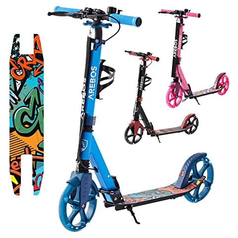 AREBOS Trottinette LED Pliable Cover