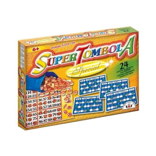 Super Tombola Gioco da Tavolo con Numeri in Legno