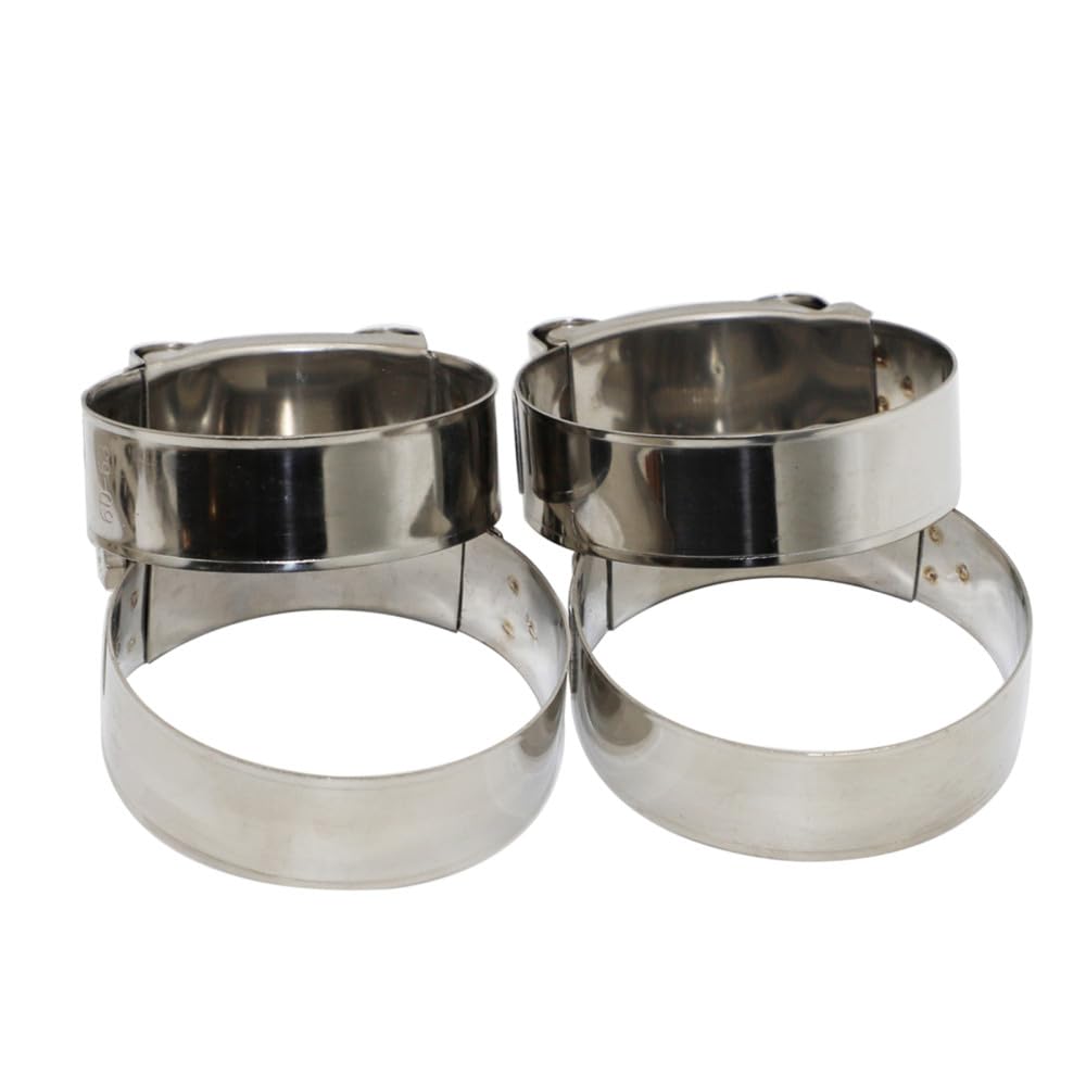 Zaciski wydechowe, Zacisk V-Band ze stali nierdzewnej Uniwersalny zacisk węża śrubą T 1/2 cala, szerokość pasma 17 mm-103 mm(20MM-22MM)