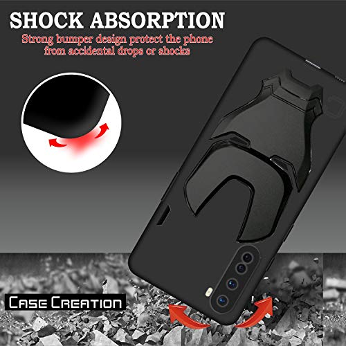 Image of COVERLY Official 3D Touch Feel Trending Real Hero Avenger Logo Mask Soft Rugged Grip Iron Man Super Power Cartoon Movie Silicone Matte Strong Back Cover for Oneplus Nord -Black