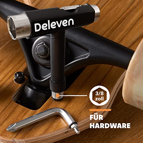 Deleven All-in-One Multifunktions-Leichtgewichtiges Tragbares Skate Tool mit 2-in-1 Inbusschlüssel & Phillips-Schraubendreher - Justiere… – Ansicht 5