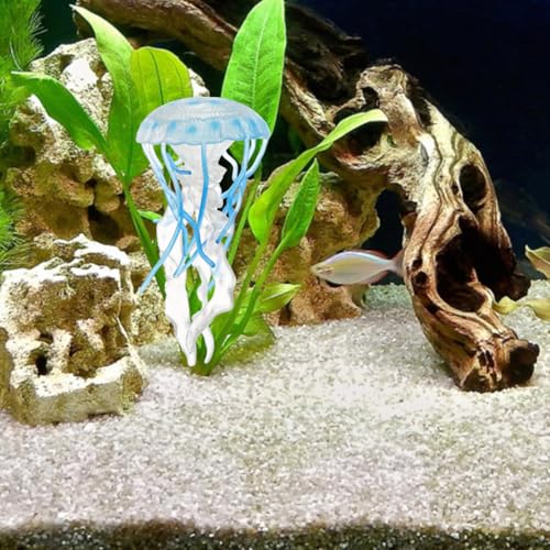 jojofuny Jellyfish Modell Spielzeug Für Aquarien Simuliertes Marines Tiermodell Leuchtende Quallen-deko Für Junge Mädchen Edukatives Spielzeug Für Jungen Und Mädchen Für Fisch Tank