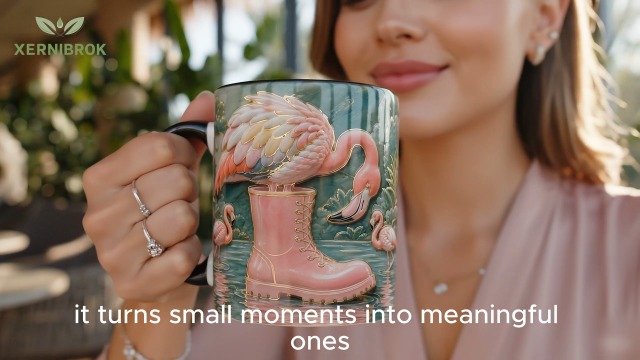 Taza de café de cerámica y porcelana negro 11oz miniatura 7