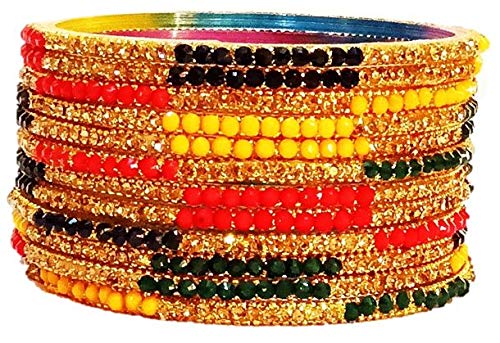 See full amazon price history chart for T4 Jewels (2.10 & 2.12 Size Beautiful Design Golden Zircon/Stones/Beads Studded Glass Bangles Set For Women & Girls - (Set Of 12)_Multi_2.10 T4 Jewels (2.10 & 2.12 Size Beautiful Design Golden Zircon/Stones/Beads Studded Glass Bangles Set For Women & Girls - (Set Of 12)_Multi_2.10 (B09DTMVR3Z) Amazon Price History, Amazon Price Tracker