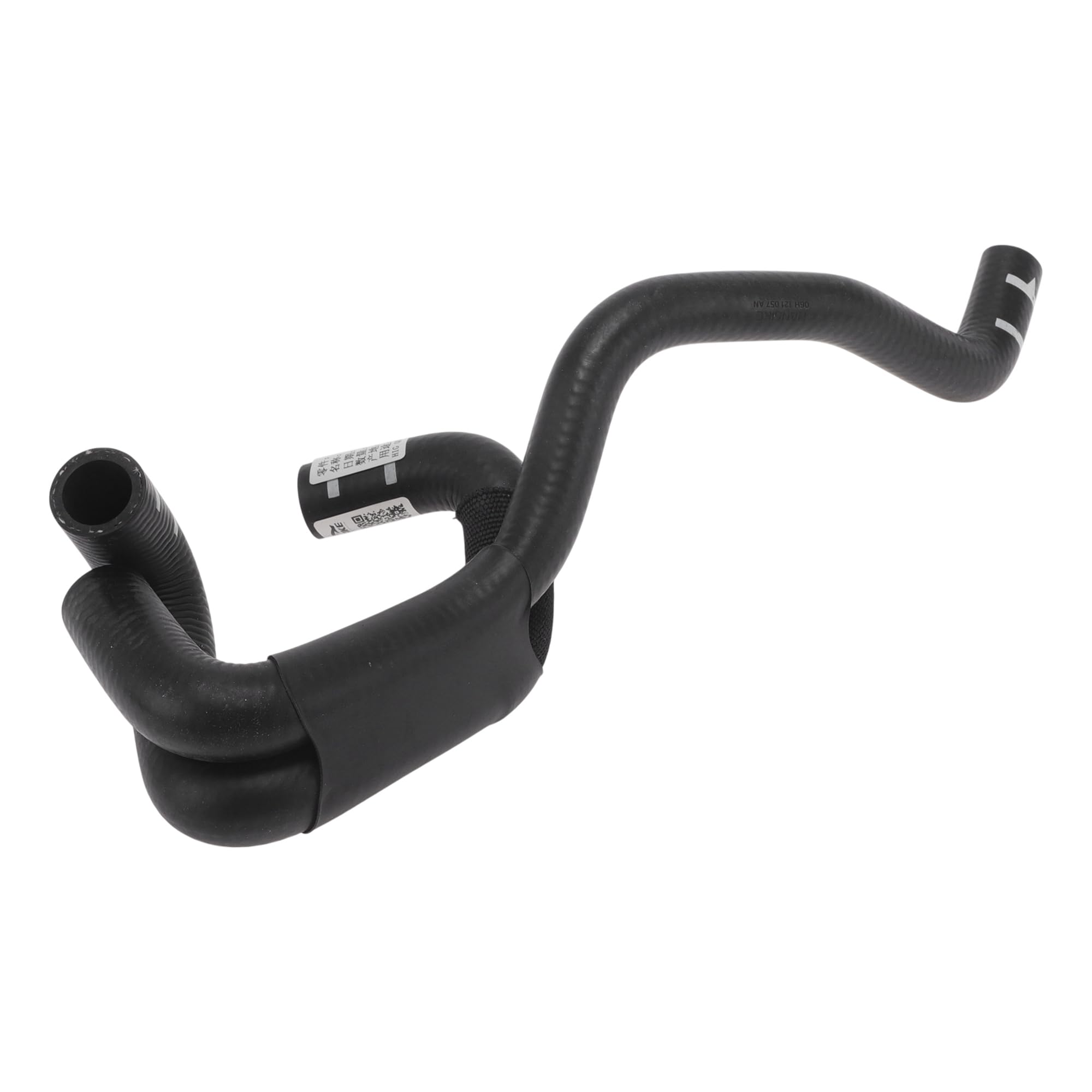 HEROFFIX Radiator Coolant Hose Heater Pipe No.06H121057AN for Audi A4 Quattro 2.0L 2013-2016 Black Rubber 1 Pc Good Sealing