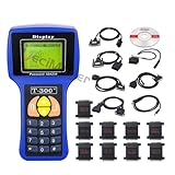 UeciMoger T300 Key Programmer T300 Auto V23.9 English/Spanish Car Key Maker T300 Code Programmer (Blue Shell - Spanish)