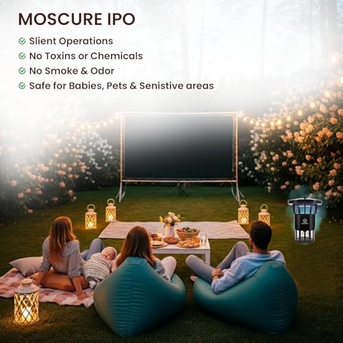 Image of Indoor & Outdoor Mosquito Trap Combo | 365nm MLID Indoor & Outdoor Insect Trap | Chemical-Free, Odor-Free | Safe for Kids & Pets | Home, Balcony & Garden Protection
