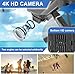 Drohne mit Kamera HD 4K,RC Faltbare FPV WiFi Live Ãœbertragung Drohne für Kinder Anfänger,2 Akku Lange Flugzeit,Headless Modus,Flugbahnflug,Hinderni... Key Start/Landen,Headless Modus