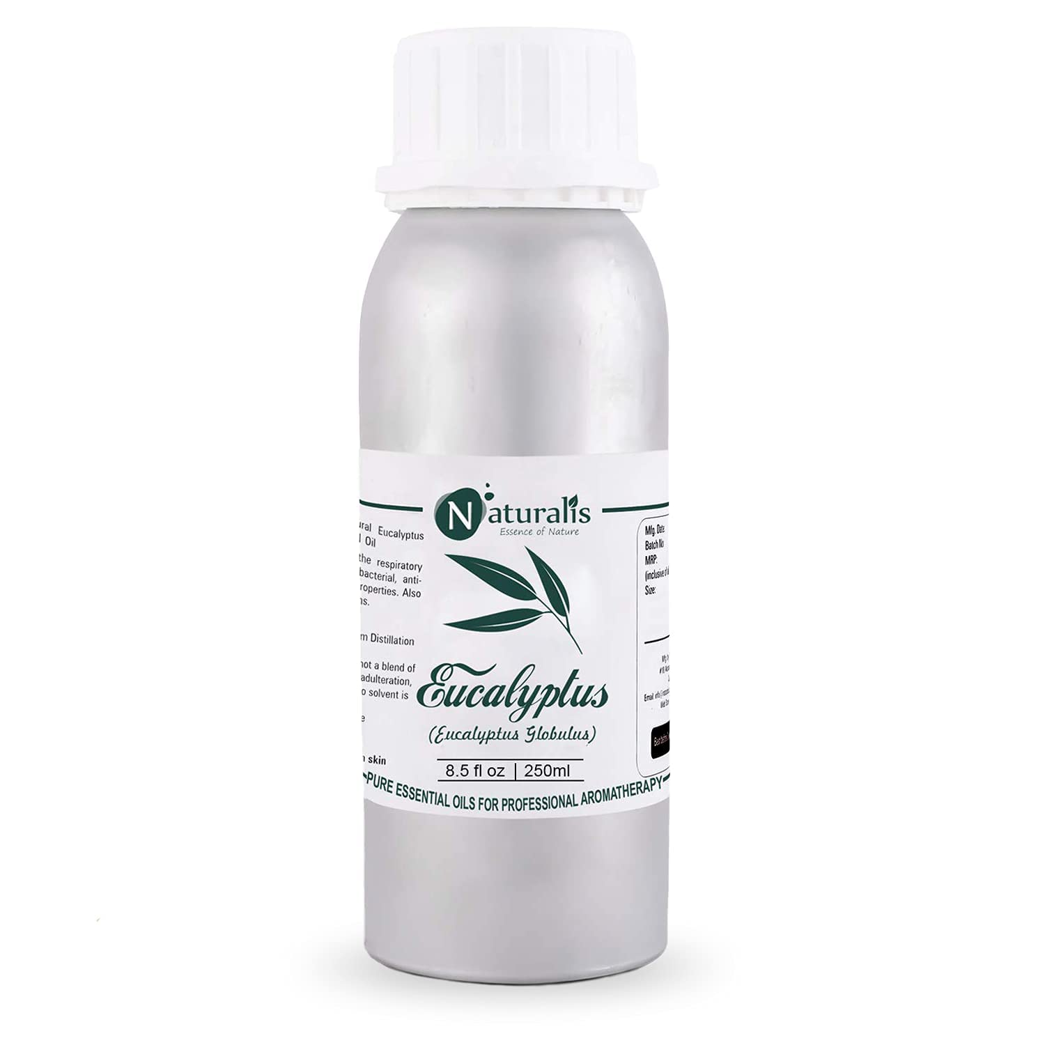 Naturalis Eucalyptus Oil – Pure Eucalyptus Essential Oil for Aromatherapy, Skin & Hair Care, Massage, Steam Inhalation, and Diffuser – Therapeutic Grade - 250ml (B07GZSRMM5) Amazon Price History, Amazon Price Tracker