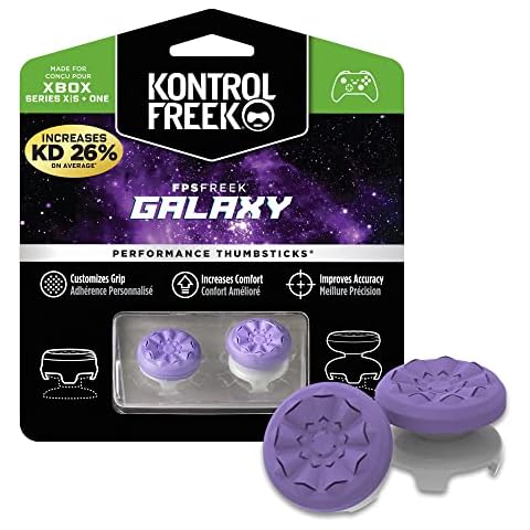 KontrolFreek FPS Freek Galaxy Purple Thumb Grips Cover