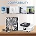 2 Packs Wathai 120mm x 25mm USB Fan with Speed Controller for Computer Receiver AV cabint Game Console PC Laptop TV Box Projector Router Cooling