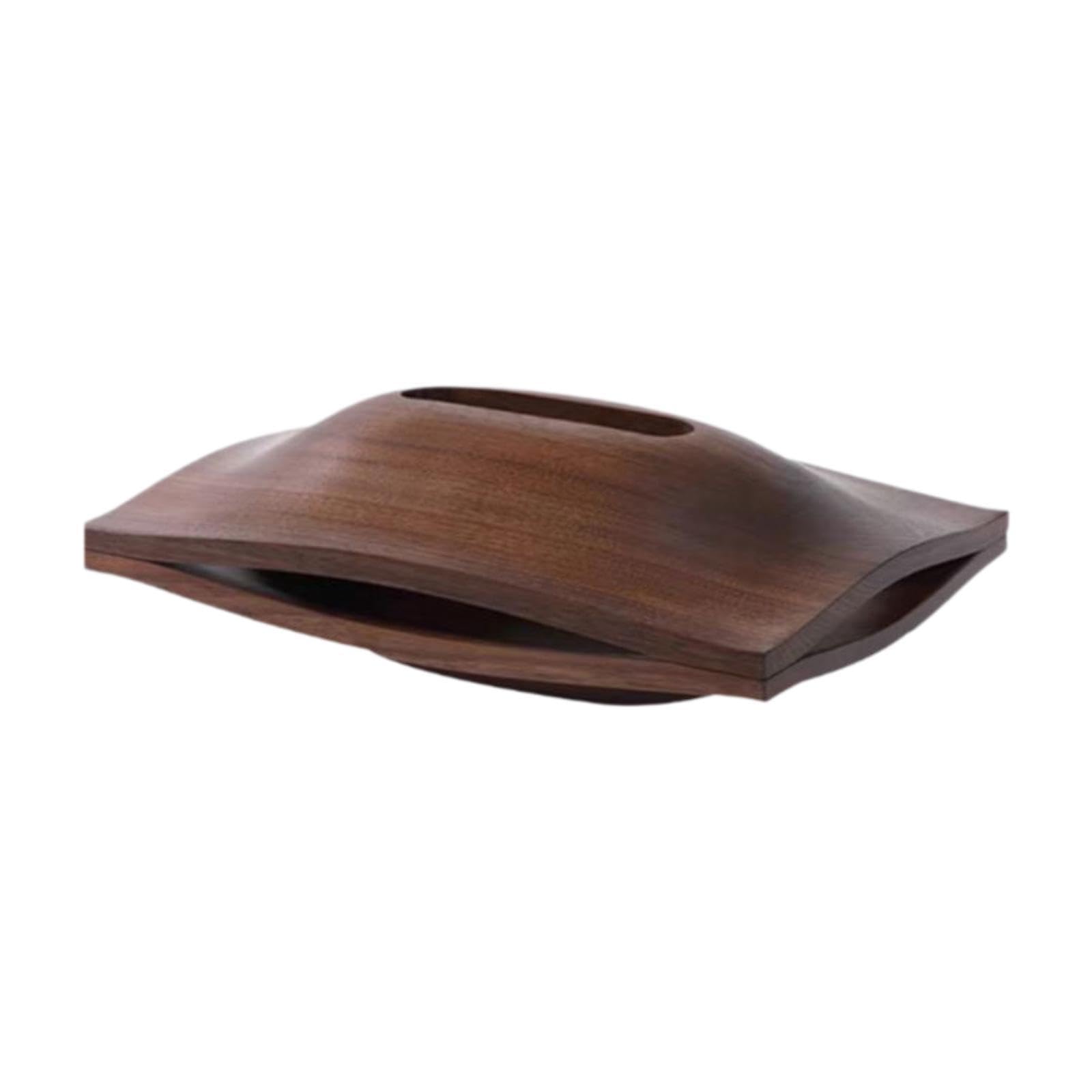 Servilletero de Madera, Organizador de Pañuelos, Caja para Mantel Individual Decorativa, Dispensador de Papel, Tamaño Compacto, Hecho de Madera Durade