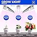 Barrina 4FT T8 Plant Grow Light, 252W(6 x 42W, 1400W Equivalent), Full Spectrum, LED Growing Lamp Fixture for Indoor Plant Growing, with ON/Off Switch & V-Shaped Reflector, Pinkish White, 6-Pack