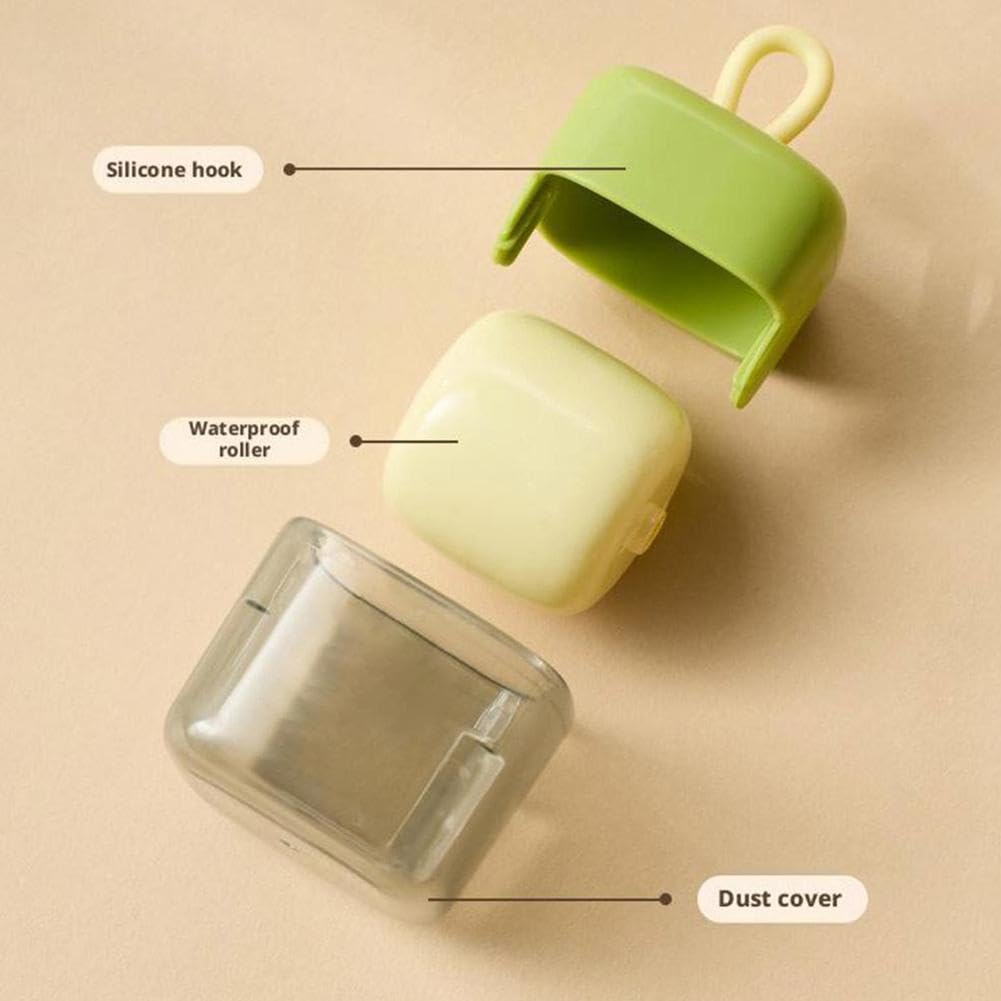 Mini Rullo Per Pelucchi Portatile Da Viaggio - Rimuove Peli E Polvere, Con 3 Rotoli Di Ricambio, Adatto A Vestiti E Tappeti - 2