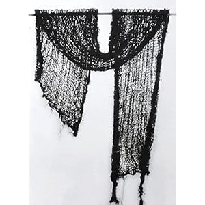 RSAAUD® Halloween Black Creepy Cloth 76X198 cm Spooky Fabric Cloth for Haunted House Creepy and Spooky Halloween…