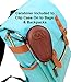Casematix Wood Pattern Clip on Asthma Inhaler Travel Case, CASE ONLY