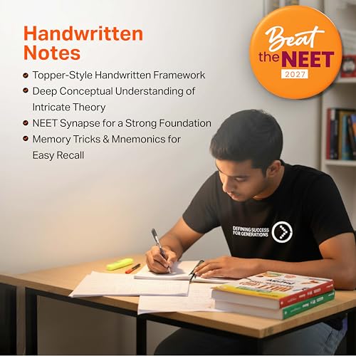 Image of Arihant NEET (UG) Chemistry Handwritten Notes for Exam 2026 | Complete NEET Concentrate with PYQ Punch, MCQ Punch | First and Only NEET Targeted Handwritten Notes