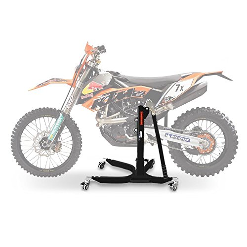 CS Power Classic-Zentralständer kompatibel mit KTM 690 Enduro/R 08-16 Schwarz Matt