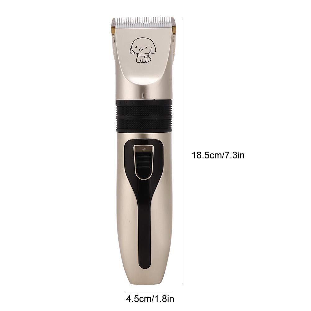 Clievi per Cani per Toelettatura, USB Ricaricabile Ricaricale Pet Pet Capelli Rasoi Cani Trummer Kit di Toelettatura Strumenti la Piccoli e Grandi Animali (Standard)