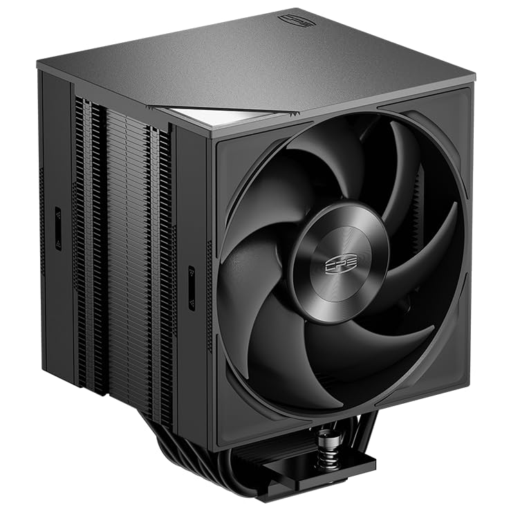 PCCOOLER CPS RZ700D CPU空冷クーラー、シングルタワー ・ヒートパイプ7本、磁気トップカバー、TDP