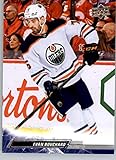 2022-23 Upper Deck Series 2 Hockey #318 Evan Bouchard Edmonton Oilers Official NHL Trading Card (Stock Photo Shown, Near Mint to Mint Condition)