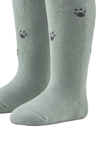 Polar Bear Tights 92 cm Mixed Stone Green, Colour: Stone Green, 924
