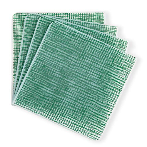 modern-twist - Juego de 4 Posavasos (100% Silicona sin plástico), diseño Moderno, Pino