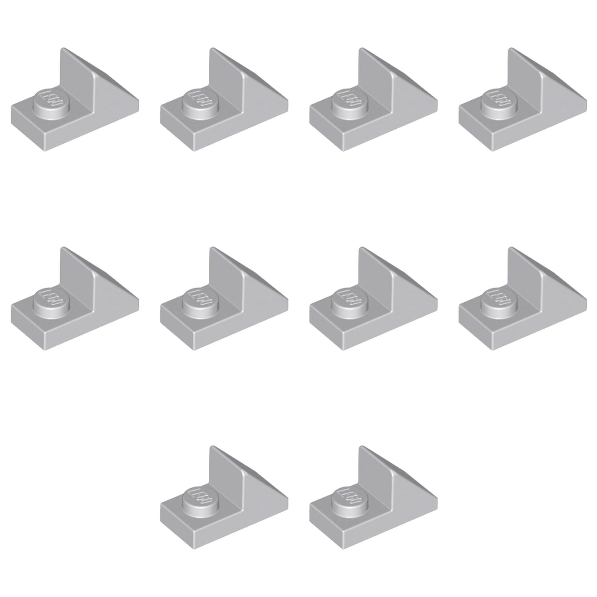 LEGO Slope 45 2 x 1 with 2/3 Cutout, Part 92946 (Light Bluish Gray, 10, Bricks) — image 1