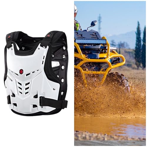 QccHieUs Protetor de Peito Equipamento de Motocross Colete de Equitação Adulto Confortável Equipamen