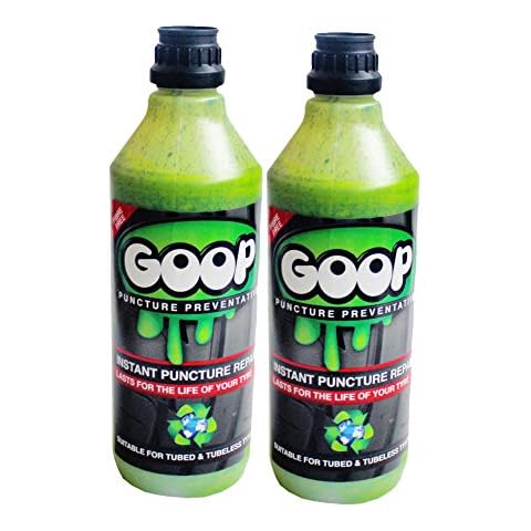 GOOP tyre sealant * 2 X 500ml Bottles * Made in UK Cover