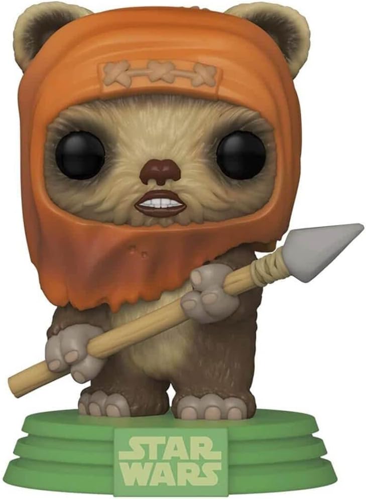 Funko POP Star Wars: Across The Galaxy - Wicket with Pin, Amazon Exclusive,Multicolor