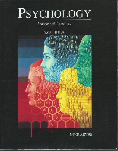 Psychology- Concepts and Connections, 7th 0495142484 Book Cover