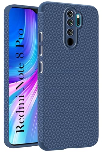 Image of Jkobi Back Cover Case for Xiaomi Mi Redmi Note 8 Pro (Liquid Silicone | Side Grip | Camera Protection)