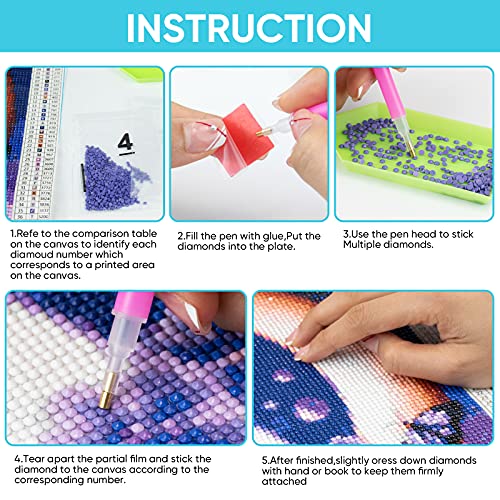 NC 5D Diamond Painting Set Diamond Painting DIY Mozaïek Schilderij Kinderen Volwassenen Ambachten Crystal Strass… - Image 7