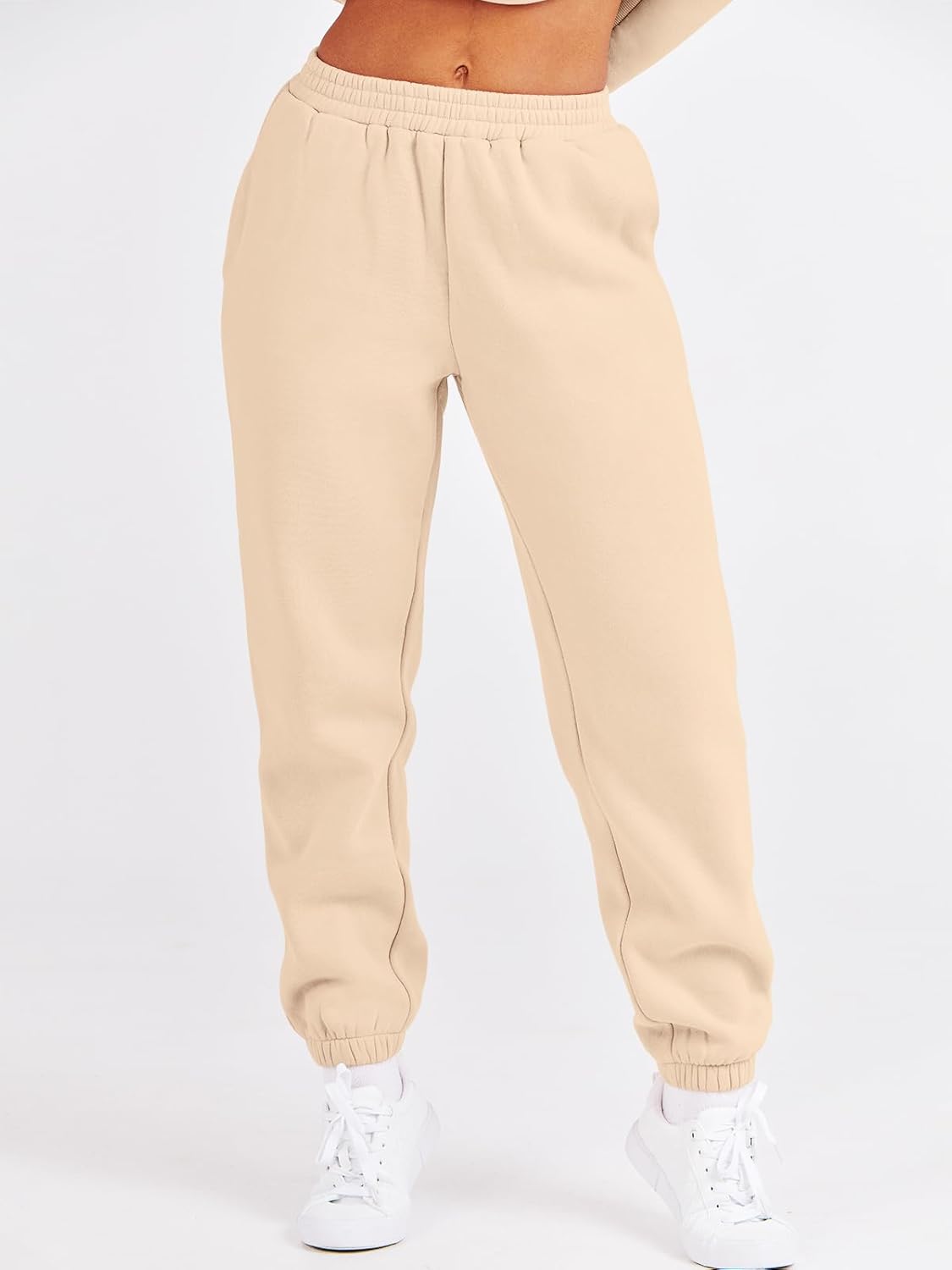 ANRABESS Women's Two Piece Outfits Sweatsuit Lounge Set Long Sleeve Crewneck Sweatshirt Jogger Pants Tracksuit 2025 Fall Sets - Image 7