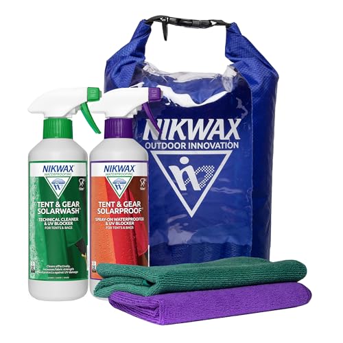Nikwax Camping Care Kit – cleaning, waterproofing and UV protection for tents and outdoor gear Nikwax Camping Care Kit – cleaning, waterproofing and UV protection for tents and outdoor gear