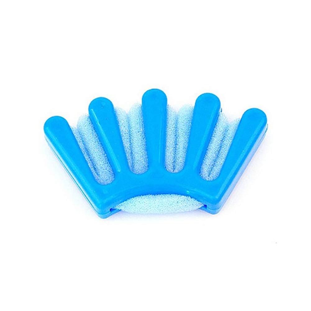 Xiton 1PC Schwamm-Haar-Flechtmaschine - Multifunktionshaar Flecht Werkzeug - Französisch Twist Plait Haar Braider - Palm Shaped DIY Hair Styling-Zubehör (Blau)