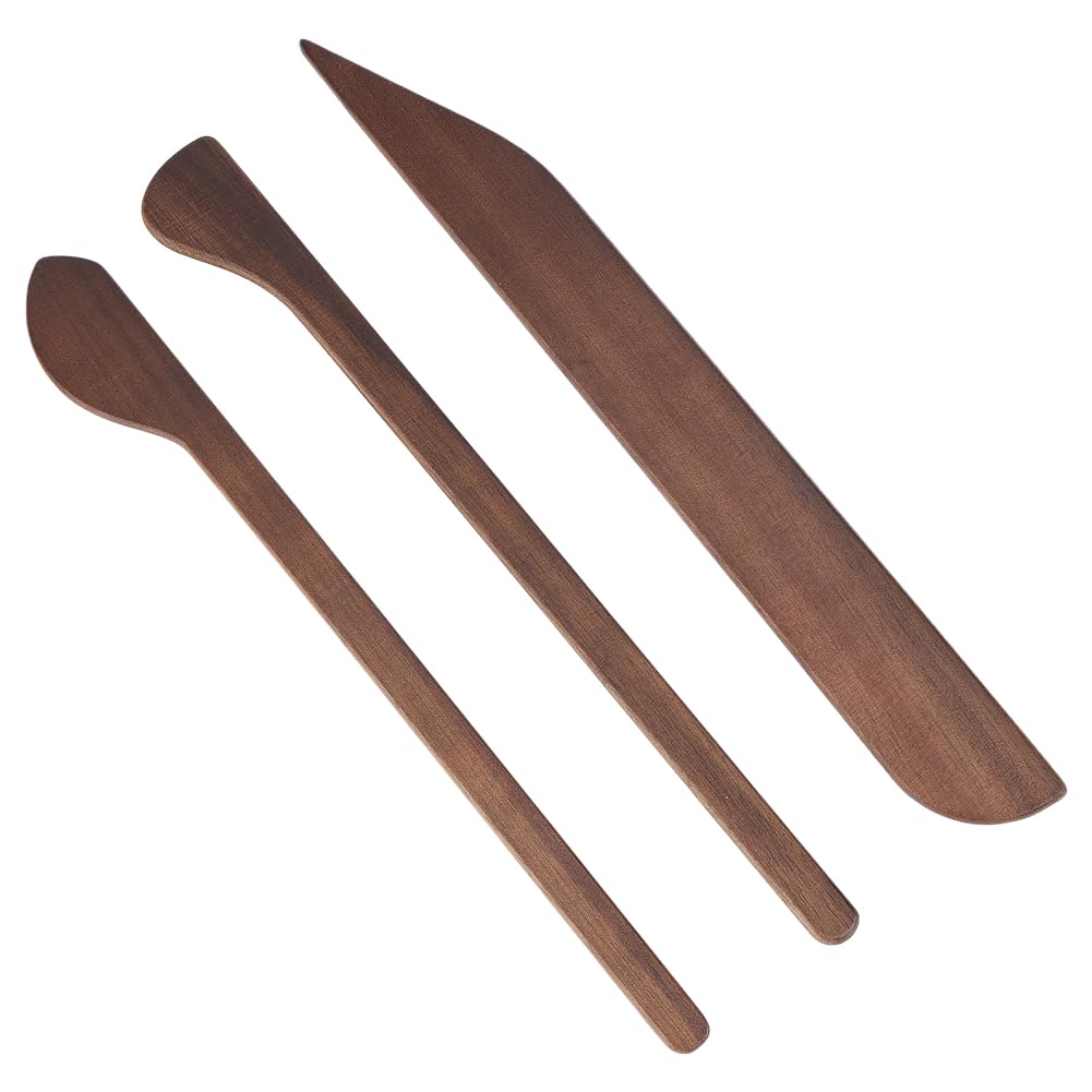 Outil de modelage en bois BENECREAT pour sculpter sans rayer l'argile