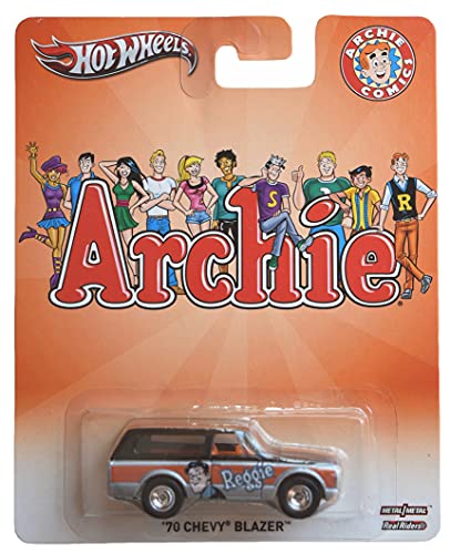 Hot Wheels Chevy Blazer 70 Archie Comics Reggie voiture miniature de collection noir et argent