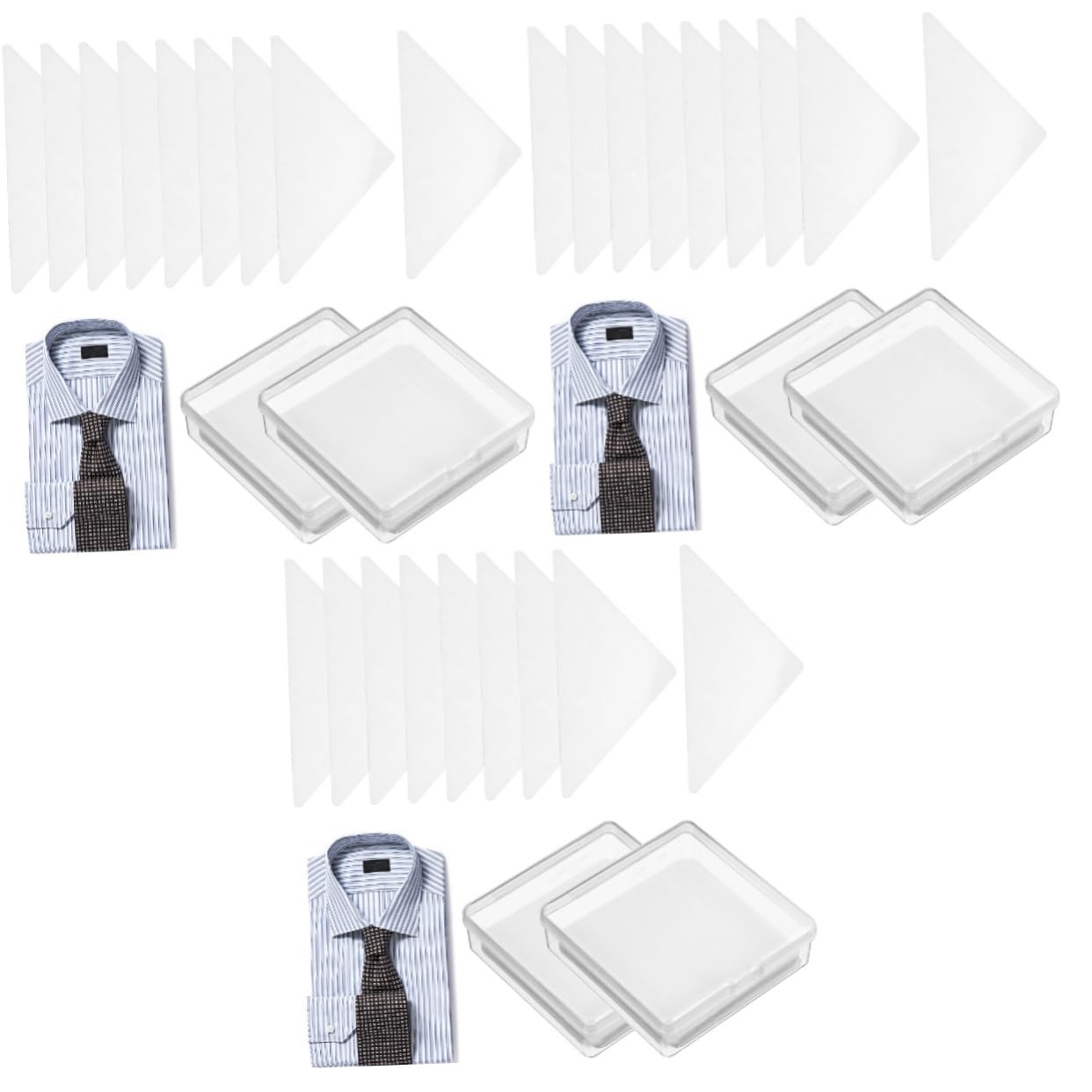 KESYOO 180 Pcs Shirt Collar Stickers Mens Overshirt Man Shirts for Men Mens Dress Shirts Under Shirt for Men Shirt Stay Shirt Collar Insert PVC self-Adhesive Collar Stays Men