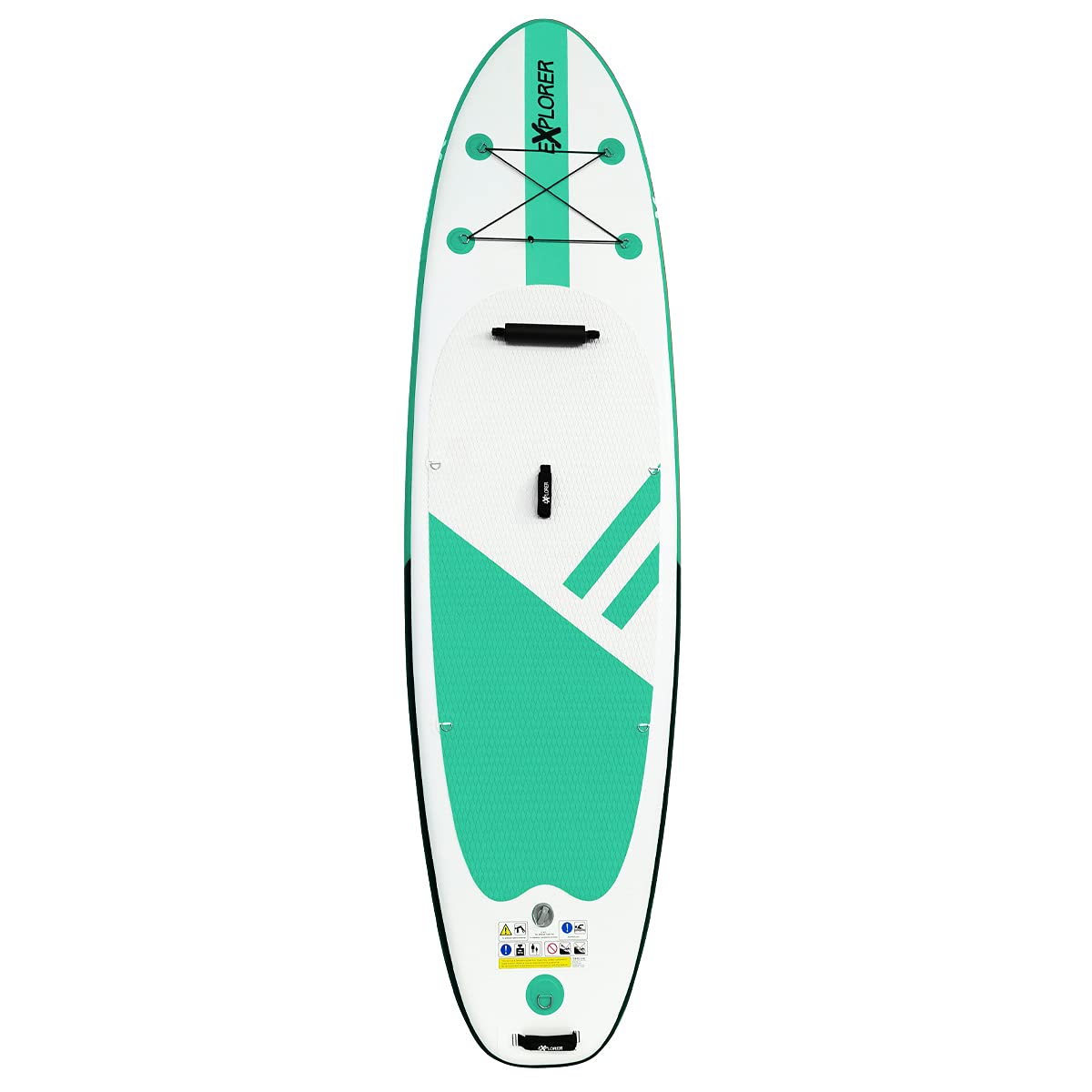 Rix Sup Set Ocean 10,6 Mint Schwimmbrett, 320 x 84 x 12,7 cm, Unisex, für Erwachsene, Mehrfarbig, Einheitsgröße