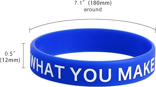Miniatura 3 de Pulseras de goma con cita motivacional, pulseras de silicona inspiradoras de colores, pulseras elásticas unisex para hombres, mujeres y