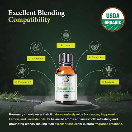 Aceite esencial orgánico de romero 10ml miniatura 4