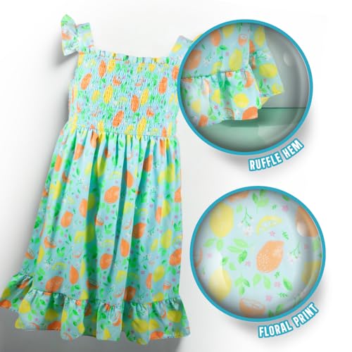 Vestido casual suave para niñas que evita el calor gracias a sus mangas voladas 5