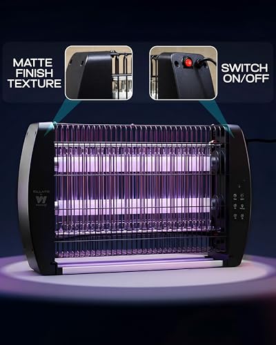 Image of Weird Wolf 20W Electric Insect Killer Machine for Home with Remote Control | Japanese Technology | 365nm UV Light | Covers 100 sq.m | Timer Function | Detachable Tray | 1-Year Warranty